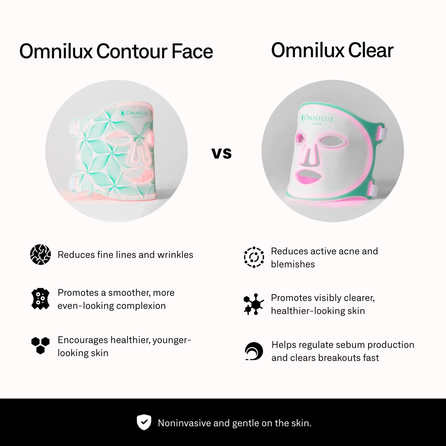 Masque led OMNILUX - CLEAR
