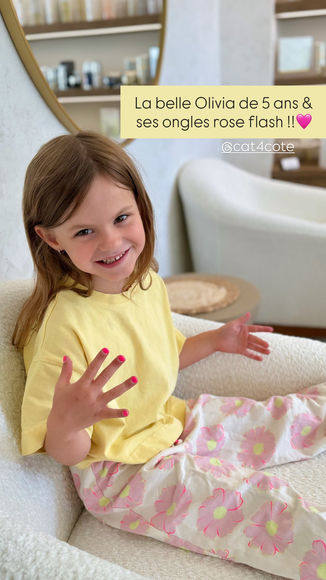 Vernis gel mains pour enfants — spécial fête