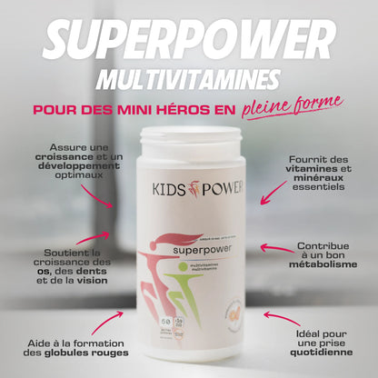 SUPERPOWER gummies multivitamines - enfants