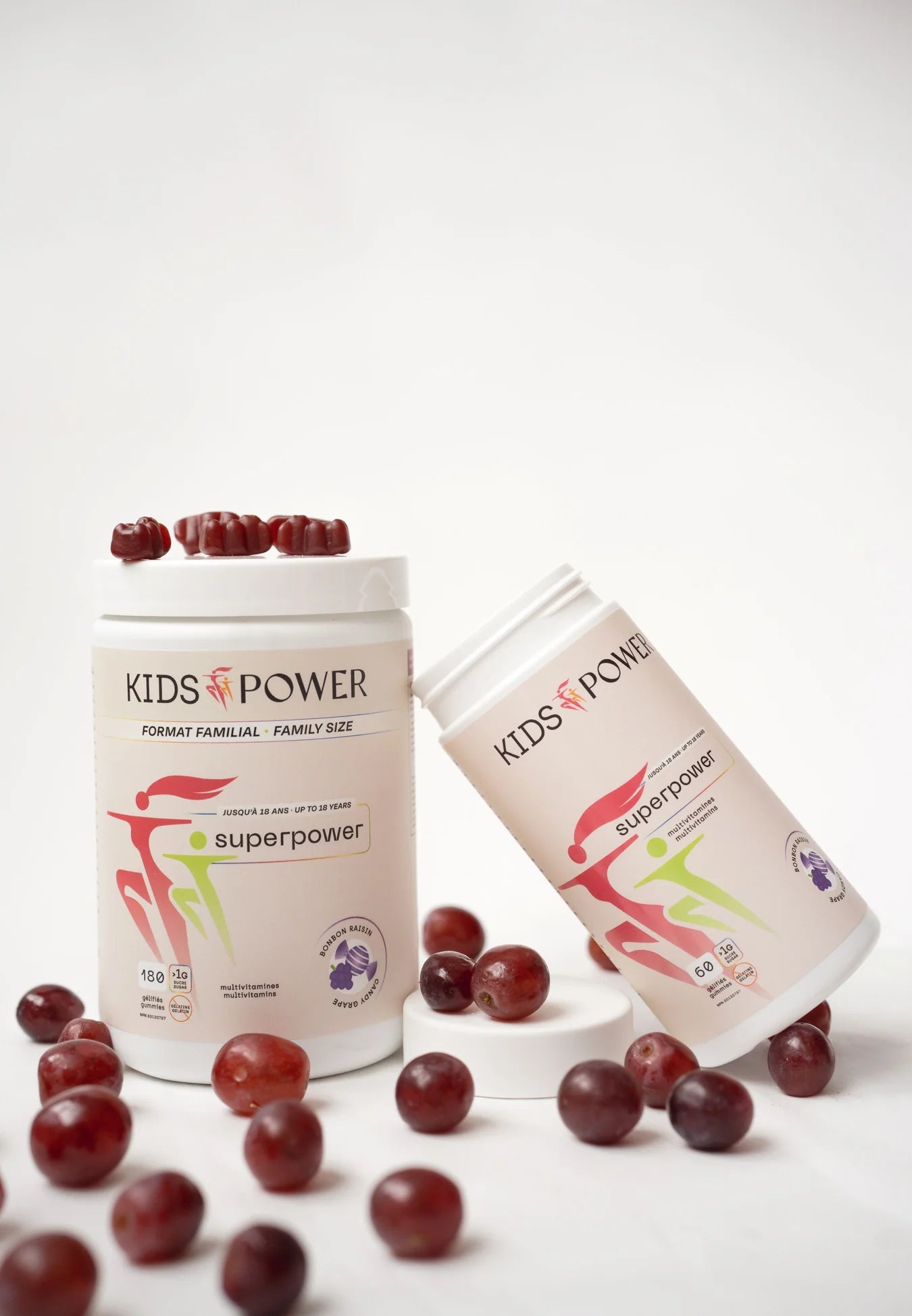 Super Power - multivitamines enfants aux raisins