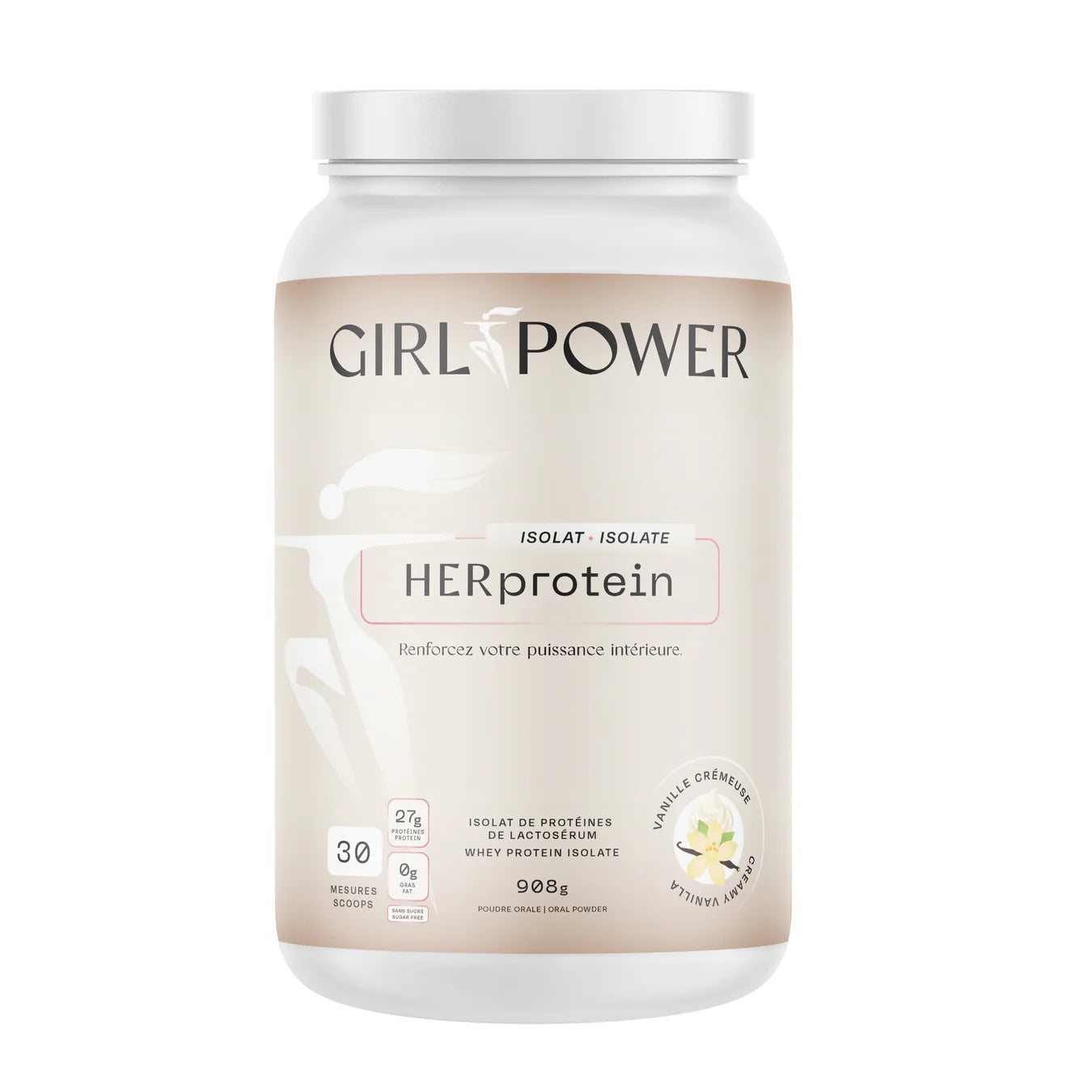 HERPROTEIN - Isolate Vanille crémeux