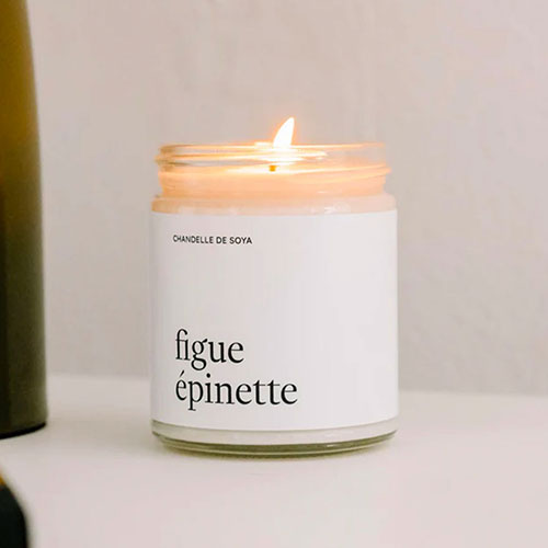 Chandelle figue et épinette