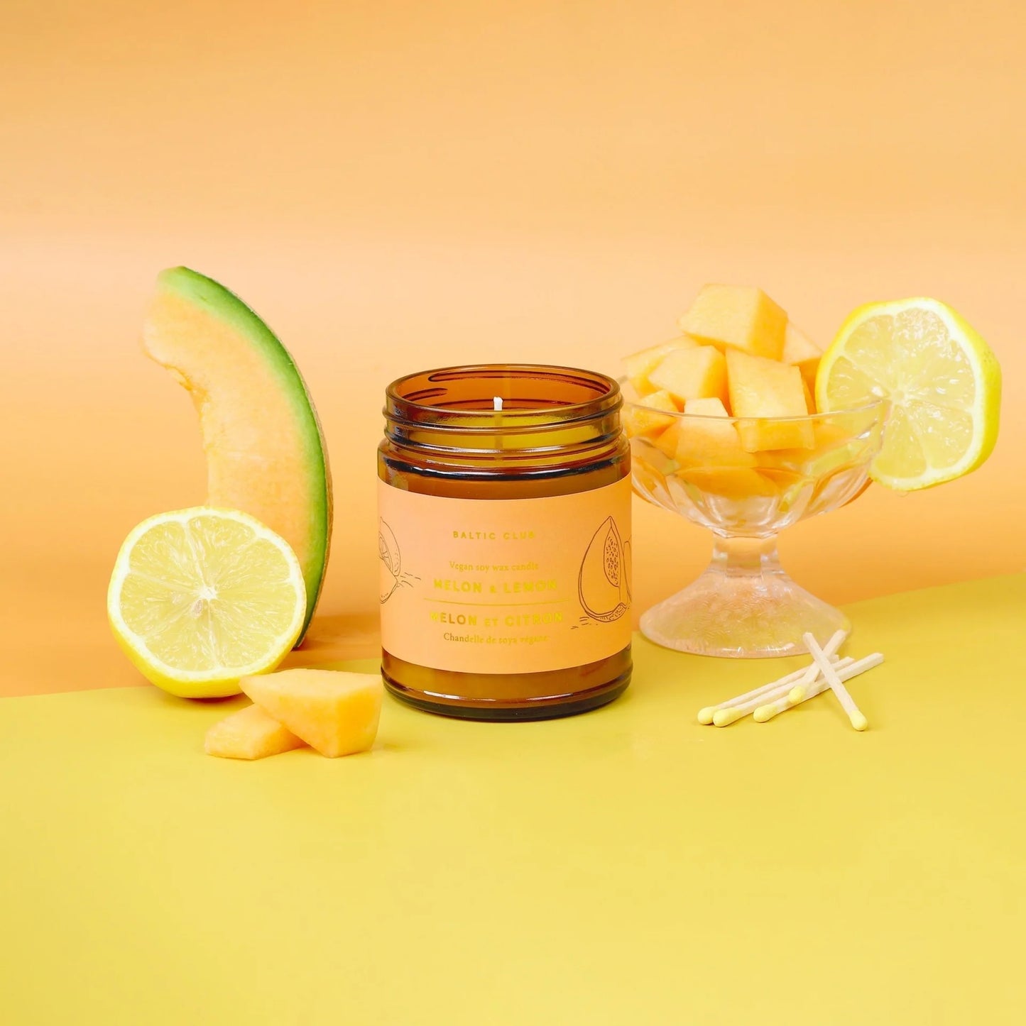 Chandelle melon & citron - Baltic CLUB