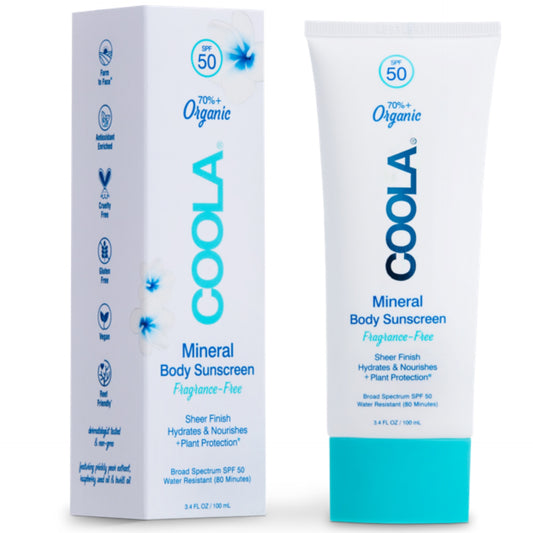 Crème solaire minéral pour le corps - Sans parfum FPS 50